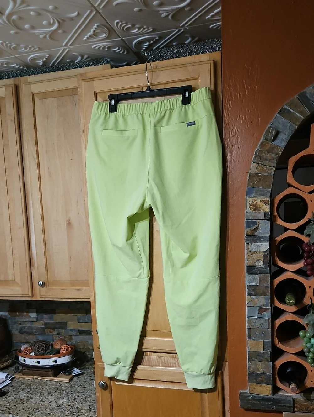 Figs Tansen Jogger Scrub Pants Drawstring Sea Mist Green